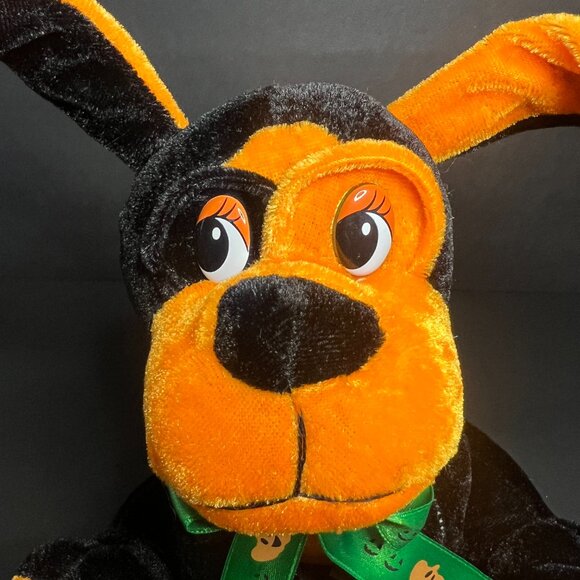 Plush Apparel Home of Mardi Gras Halloween Black Orange Collectible Dog Toy 7.5" - Picture 6 of 8
